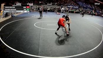 D 2 113 lbs Cons. Semi - Blaise Watson, Teurlings Catholic vs Edan Nguyen, New Orleans Military & Maritime