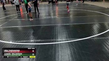75 lbs Champ. Round 1 - Gabriel Williamson, Nolensville Wrestling Club vs Aria Thephavong, Blackman Wrestling Club