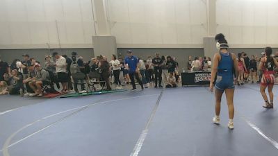 110 lbs Cons. Semis - Yareli Flores, Warriors Of Christ vs Savvy Choi, Rancho Bernardo Wrestling