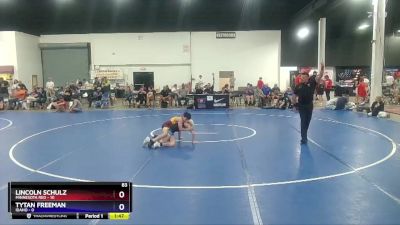 83 lbs Round 1 (6 Team) - Lincoln Schulz, Minnesota Red vs Tytan Freeman, Idaho