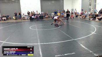 165 lbs Semis & 3rd Wb (16 Team) - Chaney Lewis Jr., Pennsylvania Red vs Peter Mikedis, New York Gold