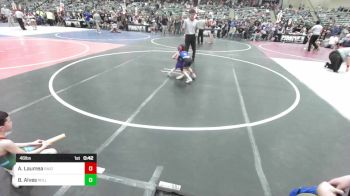 46 lbs Quarterfinal - Alice Laumea, Raider WC vs Brielle Alves, Willows Wrestling