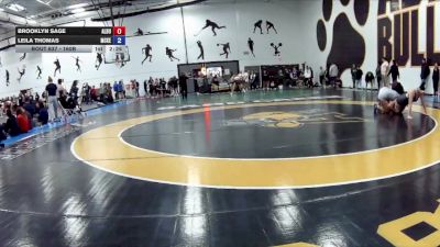 160B Cons. Round 4 - Brooklyn Sage, Albion University vs Leila Thomas, McKendree University