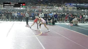 120 lbs Champ. Round 1 - Anabella Junco, Florida Christian School vs Paige Ballard, George Jenkins