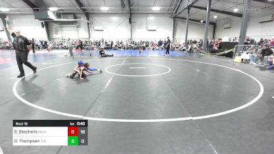 60 lbs Semifinal - Solomon Stephens, Backyard Brawlers Wrestling Club - (B) vs Darien Thompson, The Storm Wrestling Center