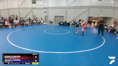 152 lbs Round 2 (4 Team) - Alexis Storsved, North Dakota Red vs Nevaeh Jackson, Alabama