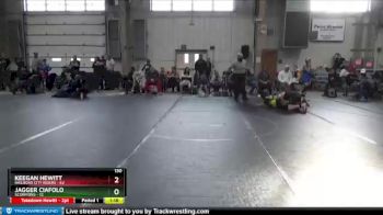 130 lbs Round 1 (8 Team) - Keegan Hewitt, Railroad City Riders vs Jagger Ciafolo, Scorpions