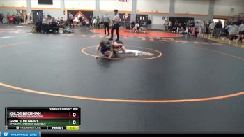 100 lbs Quarterfinal - Grace Murphy, Epworth, Western Dubuque vs Khloe Bechman, Cedar Rapids Washington