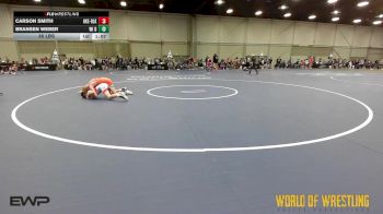 85 lbs Rr Rnd 2 - Carson Smith, OK Elite 14U Black vs Bransen Weber, WI Dual Team 14U
