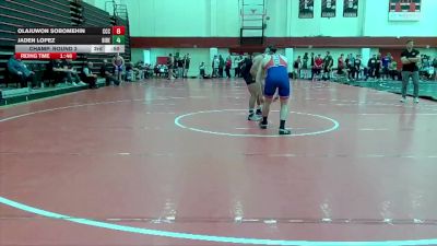 184 lbs Champ. Round 2 - Carson Gooley, Southern Oregon vs Noah Hughes, Southwestern Oregon Community College