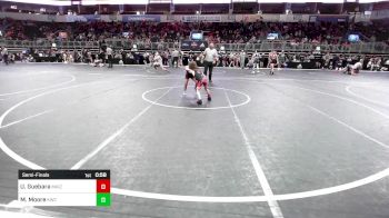 53 lbs Semifinal - Uriah Guebara, Maize vs Madden Moore, Keystone Wrestling Club