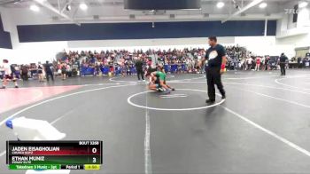 138 lbs Cons. Round 2 - Ethan Muniz, Poway Elite vs Jaden Eisagholian, Church Boyz