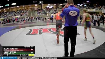 120 lbs Cons. Round 2 - Henry Barnes, Hi Desert Mat Club vs Isaiah Hutchins, Roseburg Mat Club/Umpqua Valle