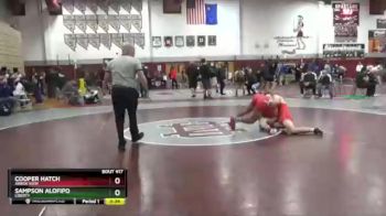 160 lbs Cons. Round 4 - Sampson Alofipo, Liberty vs Cooper Hatch, Arbor View