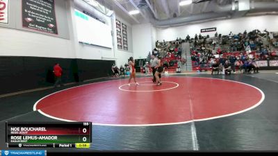 155 lbs Cons. Round 3 - Noe Boucharel, Regis Jesuit vs Rose Lemus-Amador, Eaglecrest