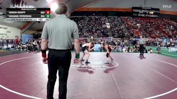 3A 106 lbs 5th Place Match - Riggins Peterson, Declo vs Simon Krupp, Soda Springs