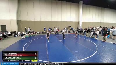 90 lbs Round 1 - Eli Sandoval, Gold Rush Wrestling Academy vs Zachary Grow, Champions Wrestling Club