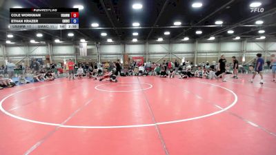 63 kg 5th Place - Cole Workman, USAW Maine - HSE vs Ethan Krazer, Gold Medal WC - HSE