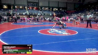 2A-157 lbs Semifinal - Payton Legatt, Union County vs Jeanarion Kamga, Westside, Augusta