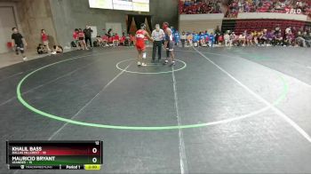 157 lbs Quarters & 1st Wb (16 Team) - Khalil Bass, Dallas Hillcrest vs Mauricio Bryant, Leander