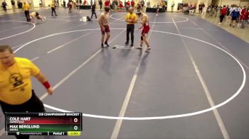 215 Championship Bracket Champ. Round 2 - Max Berglund, Anoka vs Cole Hart, Homestead