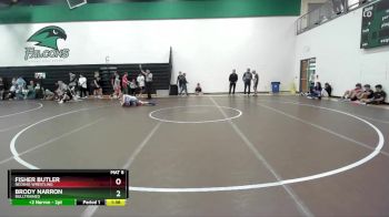 144 lbs Champ. Round 2 - Fisher Butler, Neosho Wrestling vs Brody Narron, BullTrained