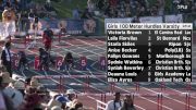 High School Girls' 100m Hurdles Varsity, Semi-Finals 2