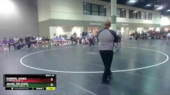 126 lbs Round 4 (16 Team) - Angel Delgado, Eagle Empire Purple vs Gabriel Jones, LG Braves Gold