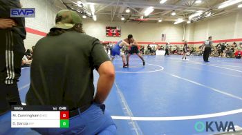 195 lbs Consi Of 4 - Marcus Cunningham, Checotah Matcats vs Daniel Garcia, Tulsa Blue T Panthers