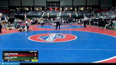 7A-157 lbs Semifinal - Caide Daltro, West Forsyth vs Jake Rheaume, Walton