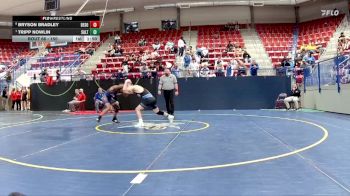 150 lbs Quarterfinal - Tripp Nowlin, Saltillo High School vs Bryson Bradley, Desoto Central
