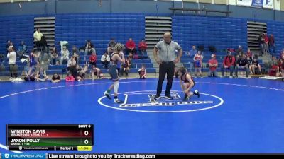 78 lbs Round 3 (4 Team) - Jaxon Polly, Garrett vs Winston Davis, Indian Creek B (small)