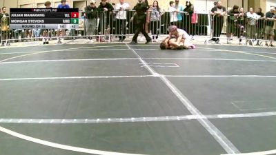 116 lbs Round Of 16 - Julian Manarang, Vills Bros WC vs Morgan Stevens, Rawc