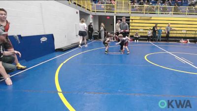 45 lbs Round Of 16 - Tucker Henley, Eufaula Ironheads Wrestling Club vs Trek Castor, Woodward Youth Wrestling