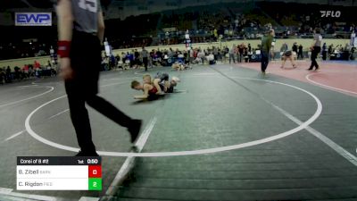 80 lbs Consi Of 8 #2 - Braxton Zibell, Barnsdall Youth Wrestling vs Cason Rigdon, Piedmont