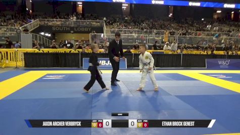 Ethan Brock Genest vs Jaxon Archer Verbryck 2025 Pan Kids Jiu-Jitsu IBJJF Championship