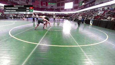 285 lbs Cons. Round 5 - Lucas Rosario, Caldwell vs Mitch Jucha, Mountain View