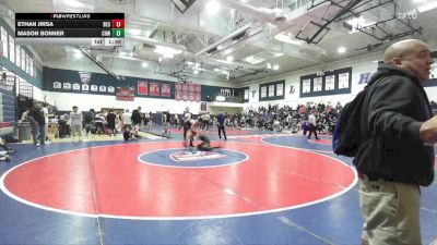 134 lbs Champ. Round 1 - Ethan Jirsa, Beckman vs Mason Bonner, Chino Hills WC