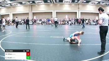 70 lbs Final - Michael Dillon, Dethrone WC vs Carson Wyatt, Dethrone WC