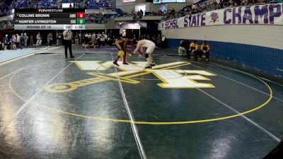 175 lbs Round Of 16 - Collins Brown, Abbeville vs Hunter Livingston, Edisto