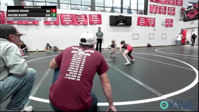 49 lbs Quarterfinal - Kannon Swaim, MAC Wrestling Club vs Kolter Short, Blackwell Wrestling Club