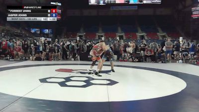 165 lbs Cons. Rd Of 16 - Forrest Uhing, Nebraska vs Jasper Johns, Kansas