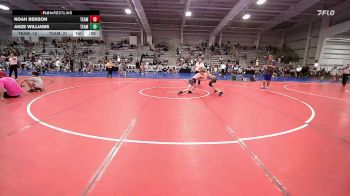 90 lbs Round Of 16 - Noah Benson, Team Barracuda Elem vs Anze Williams, Team Michigan