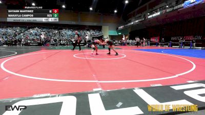 135 lbs Round Of 32 - Shyann Martinez, Nevada Elite vs Makayla Campos, Patriot Wrestling Club