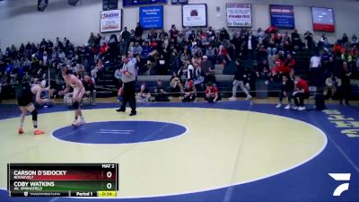 144 lbs Cons. Round 1 - Carson D`sidocky, Roosevelt vs Coby Watkins, Ak. Springfield