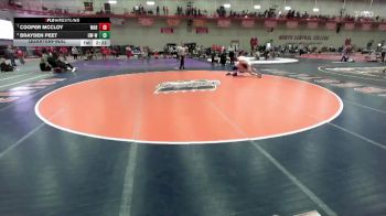 165 lbs Quarterfinal - Cooper McCloy, Wabash vs Brayden Peet, Wisconsin-Whitewater