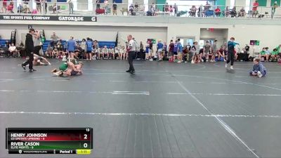 76 lbs Quarterfinals (8 Team) - Henry Johnson, U2 Upstate Uprising vs River Cason, Elite Misfits