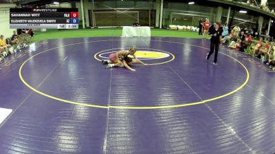 120 lbs Savannah Witt, Pennsylvania Blue vs Elizabeth Valenzuela Smith, Arizona