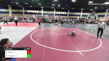 66 lbs Quarterfinal - Aiden Lazcano, Total Kaos WC vs Nehemiah Cortez, Gilroy Hawks