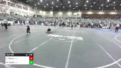 116 lbs Semifinal - Chance Tetens, Roseburg Mat Club vs Micah Wright, Gold Rush Wrestling